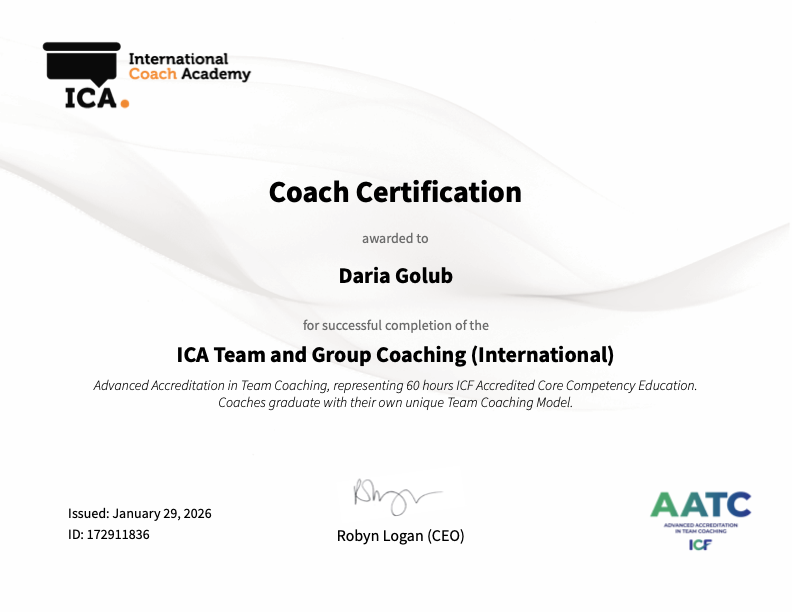 ICA Team Coach